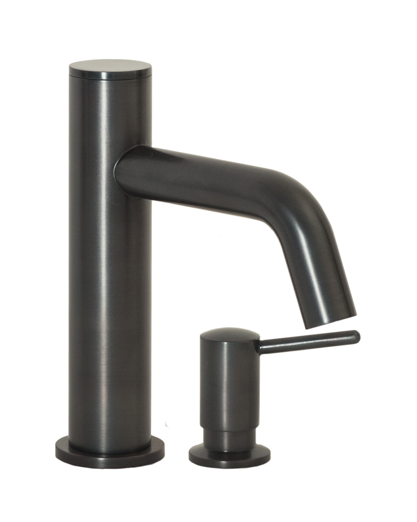 FA-3260S Automatic Faucet with 6” Spout Reach and Manual Soap Dispenser in Oil Rubbed Bronze