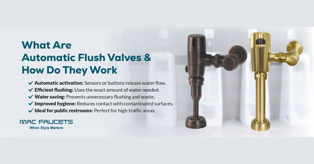 What Are Automatic Flush Valves & How Do They Work?