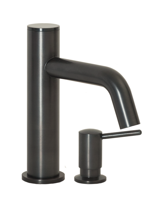 FA-3260S Automatic Faucet with 6” Spout Reach and Manual Soap Dispenser in Oil Rubbed Bronze