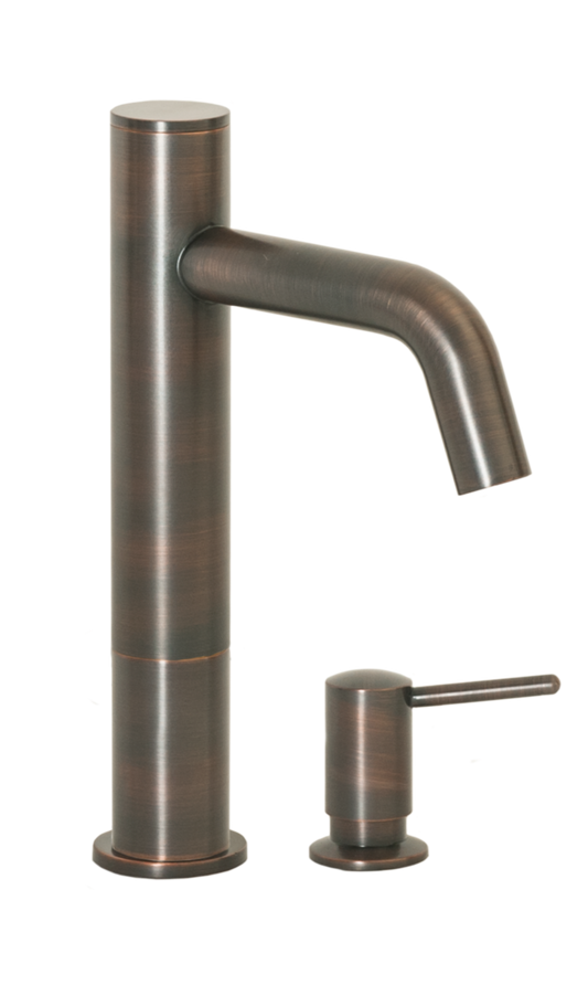 FA-3263S Automatic Faucet with 6” Spout Reach, 3” Riser and Manual Soap Dispenser in Venetian Bronze