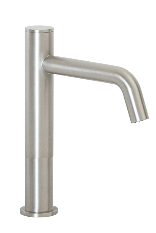 FA-3283 Automatic Faucet with 8” Spout Reach and 3” Riser in Satin Nickel