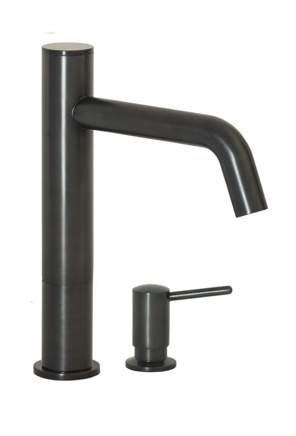 FA-3283S Automatic Faucet with 8” Spout Reach, 3” Riser and Manual Soap Dispenser in Oil Rubbed Bronze
