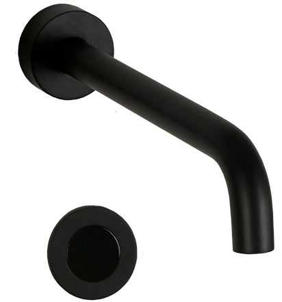 FA43-124 Wall Mounted Automatic Sensor Faucet in Matte Black