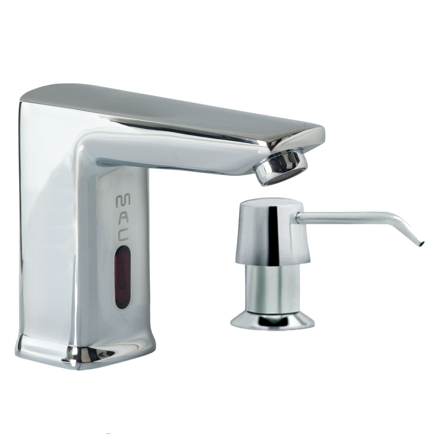 FA444-22S MAC Square Touch-Free Faucet with Manual Soap Dispenser