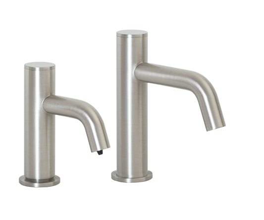MP3260 Automatic Hands-Free Faucet with 6” Spout Reach and Automatic Soap Dispenser with 32oz. Bottle in Satin Nickel