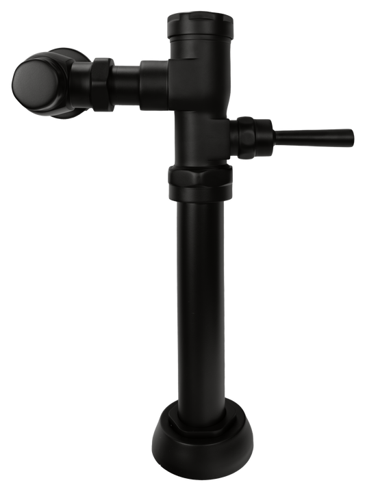 MTV-1 Manual TOILET Flush Valve in Matte Black