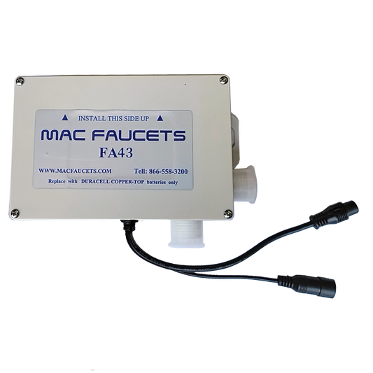 R-49043 Automator with Batteries & Pigtail Plug for A/C Adapter Connection for All FA43 Faucets