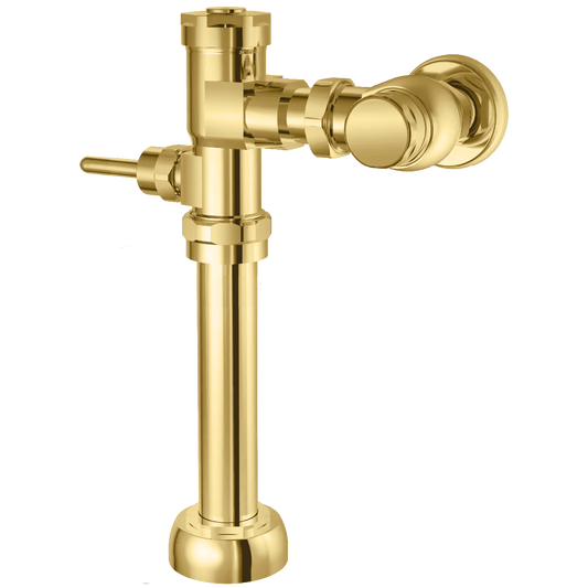 MTV-1 Manual TOILET Flush Valve in Polished Gold