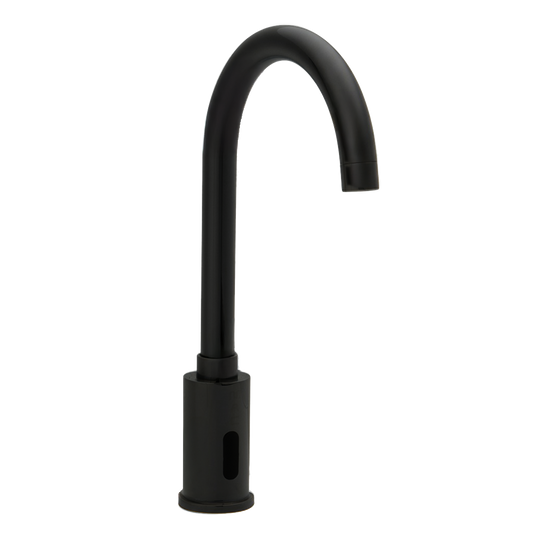 FA444-31 MAC's NEWEST Automatic Gooseneck Faucet in Matte Black