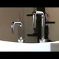 MP1204 Matching Electronic Faucet and Electronic Soap Dispenser in Matte Black