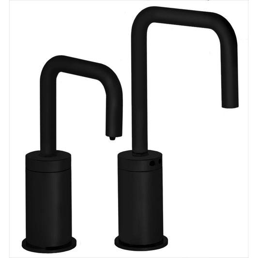MP1204 Matching Electronic Faucet and Electronic Soap Dispenser in Matte Black